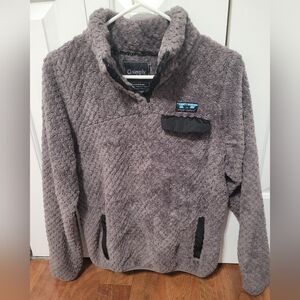 Simply Southern Charcoal Zip Up Sweater
